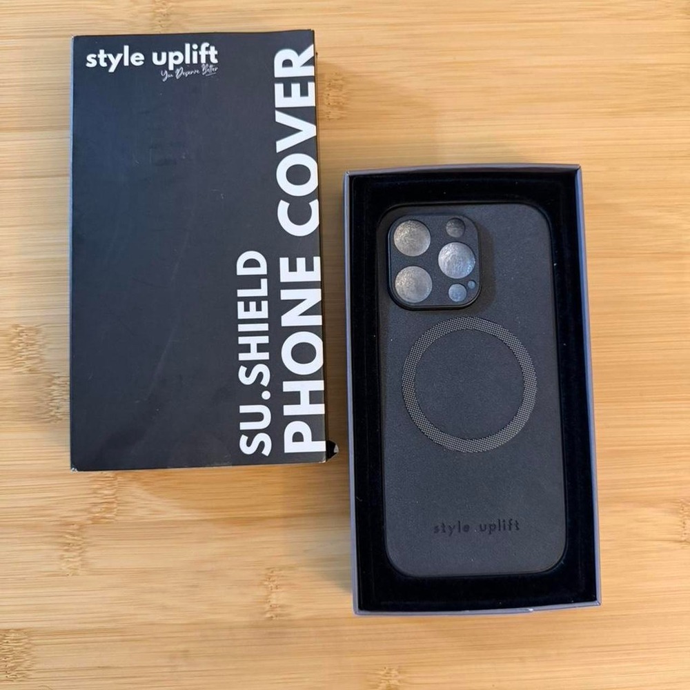 IPhone 16 Pro Black Phone Cover New in box SU Shield Style Uplift